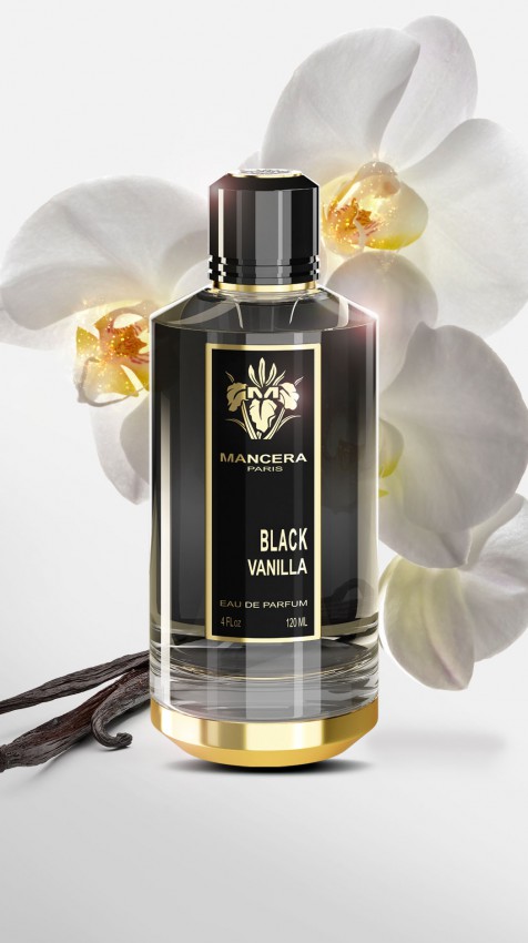 عطر زنانه مردانه مانسرا Black Vanilla حجم 120 میلی لیتر